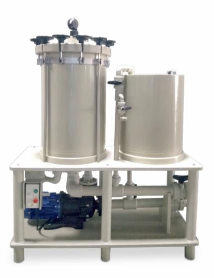 化學(xué)鎳過濾機(jī)的工作原理