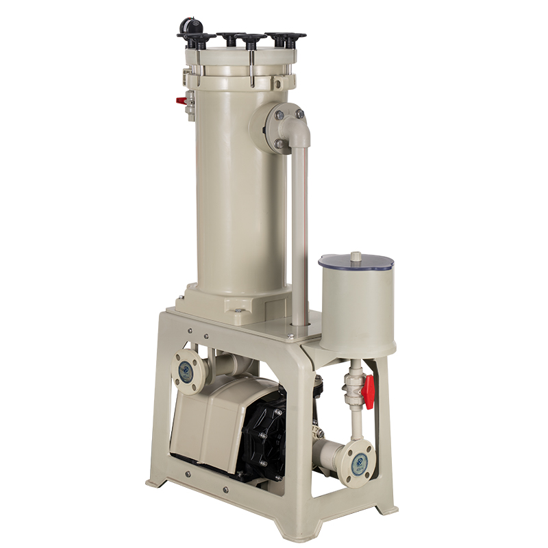 電鍍過濾機(jī)怎么添加碳粉？